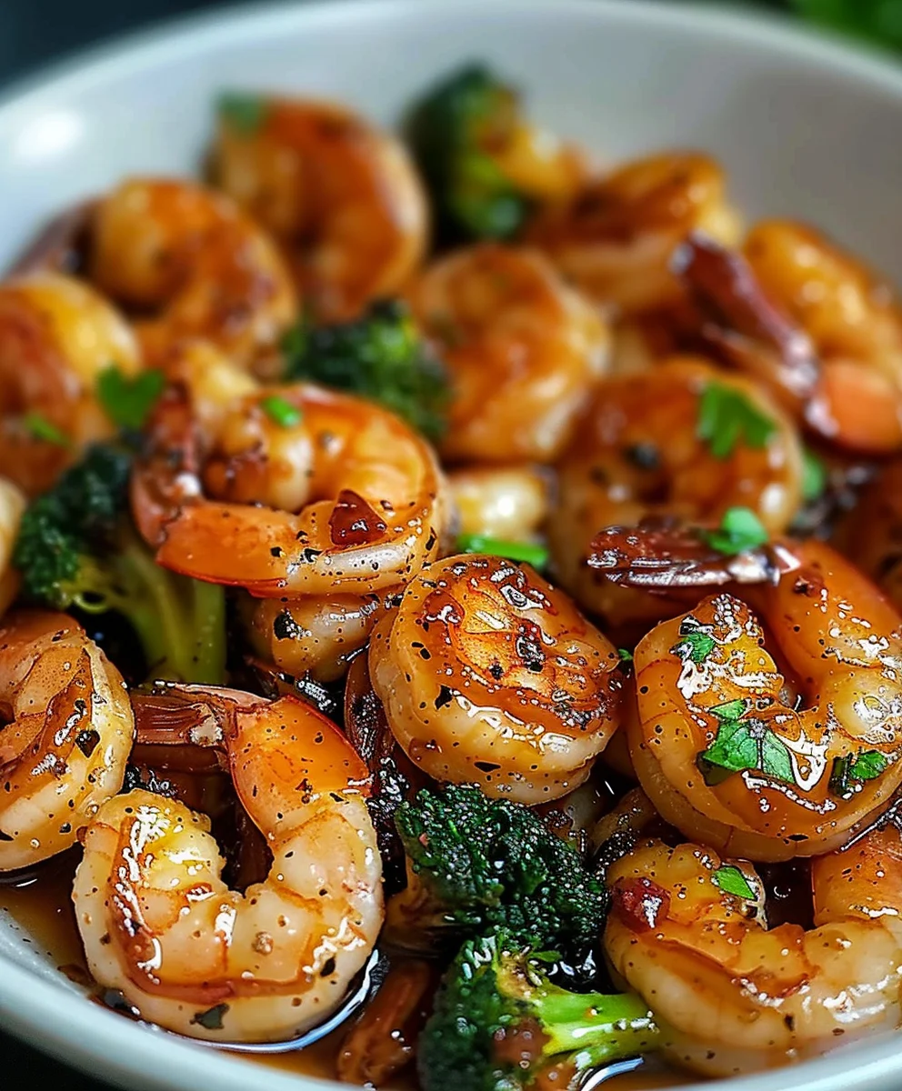 Amazing High Protein Honey Garlic Shrimp Recipe!