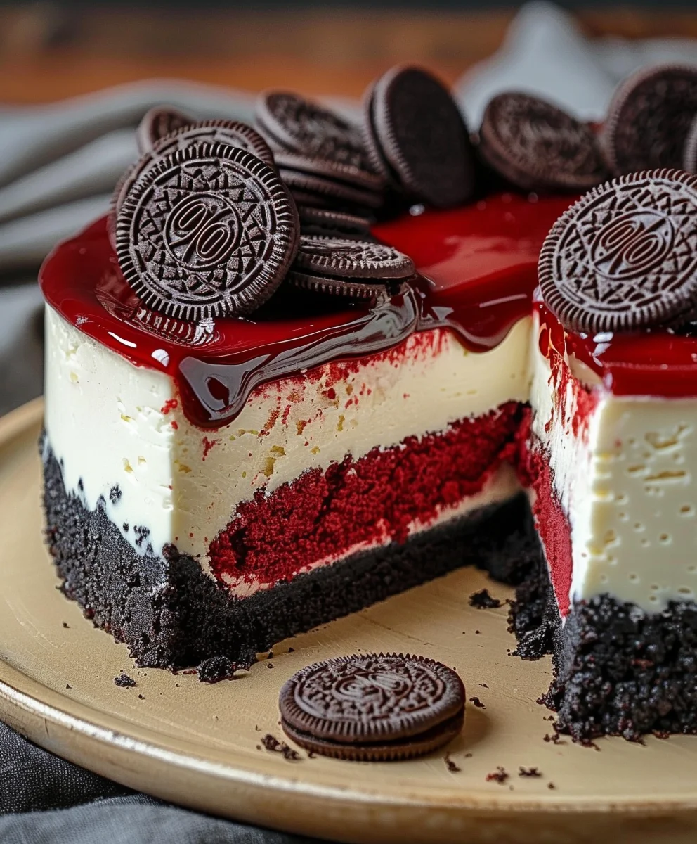 Red Velvet Oreo Cheesecake Recipe: Indulgent & Easy