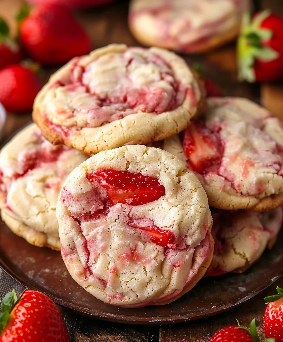 Strawberry Cheesecake Cookies Recipe: Easy & Delicious!