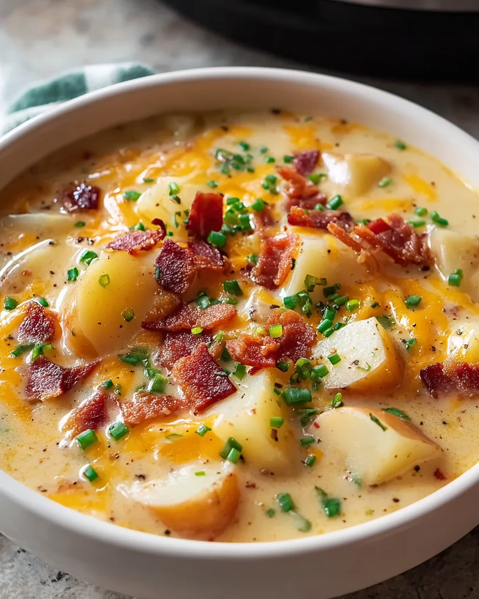 Crock Pot Crack Potato Soup: So Easy, So Delicious!