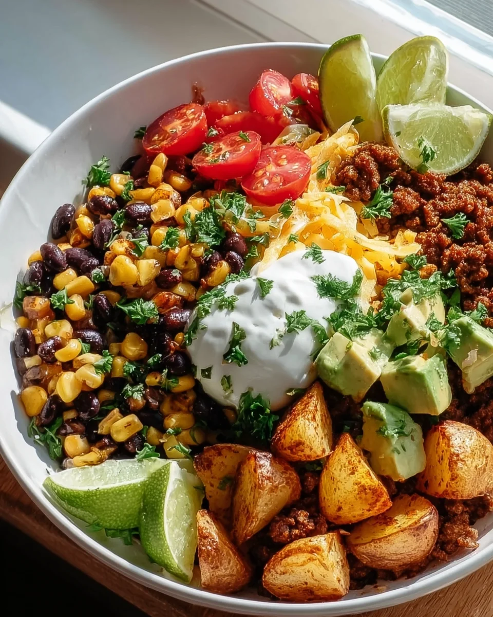 Loaded Potato Taco Bowl: Your New Favorite Weeknight Meal