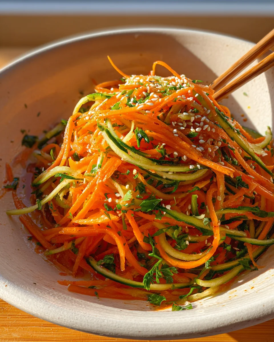 Cucumber Carrot Salad: Refreshing & Easy Recipe!