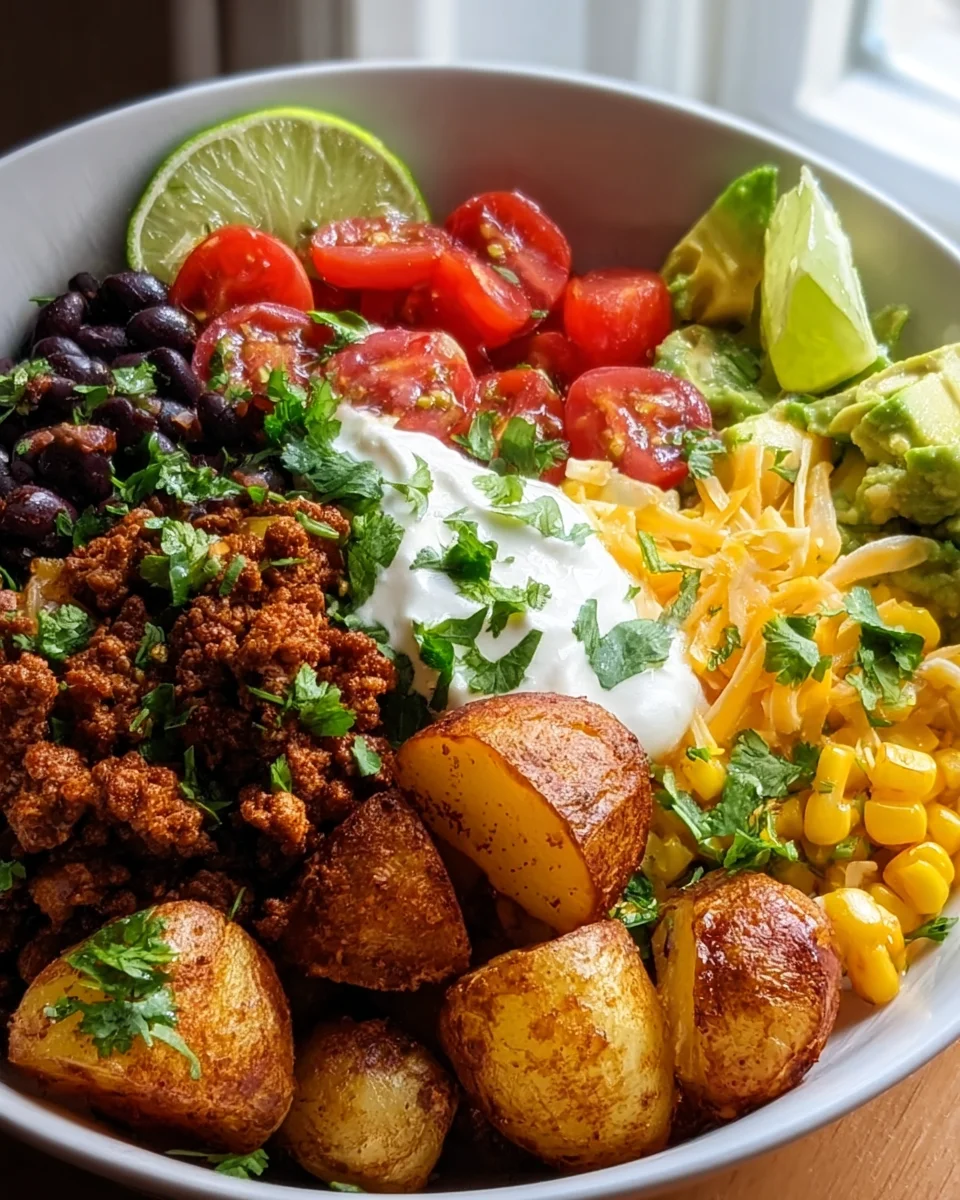 Loaded Potato Taco Bowl: Your New Favorite Weeknight Meal
