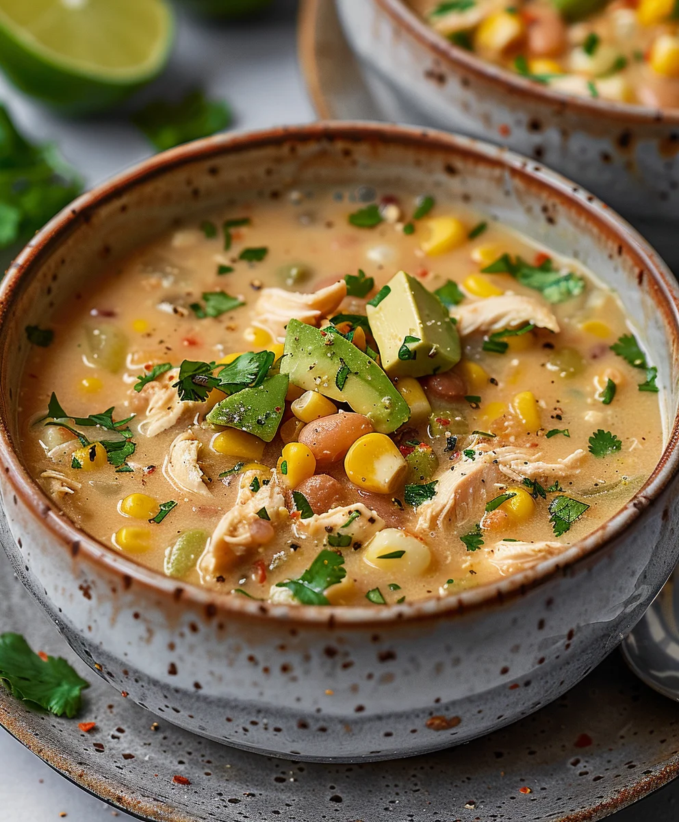 Must-Make Mexican Street Corn White Chicken Chili Recipe