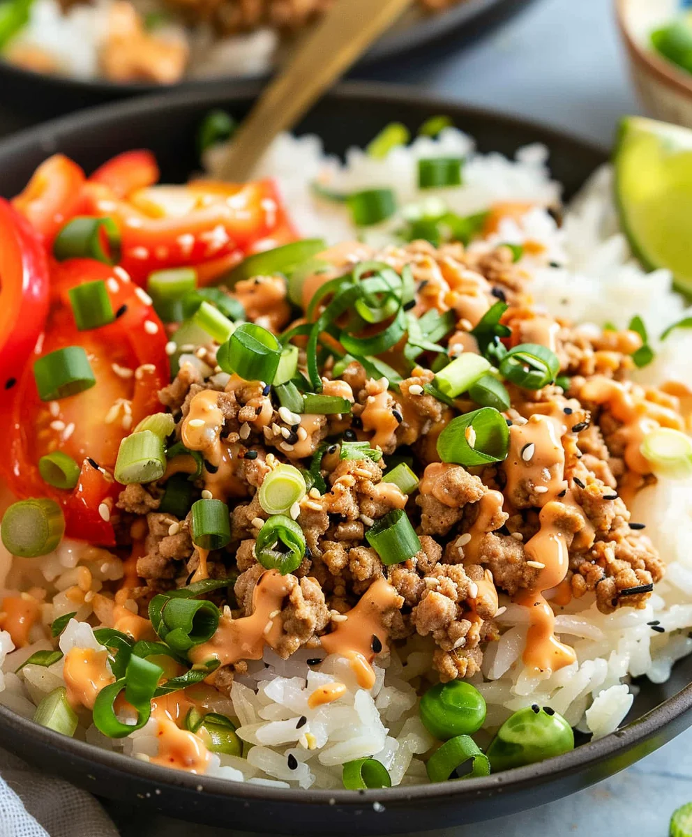 Savory Ground Turkey Rice Bowls - Quick & Easy Dinner Idea!
