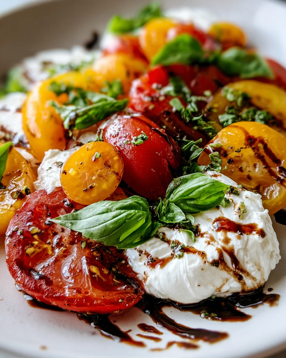 Journey to Flavor: Sun-Kissed Tomato Burrata Salad Recipe