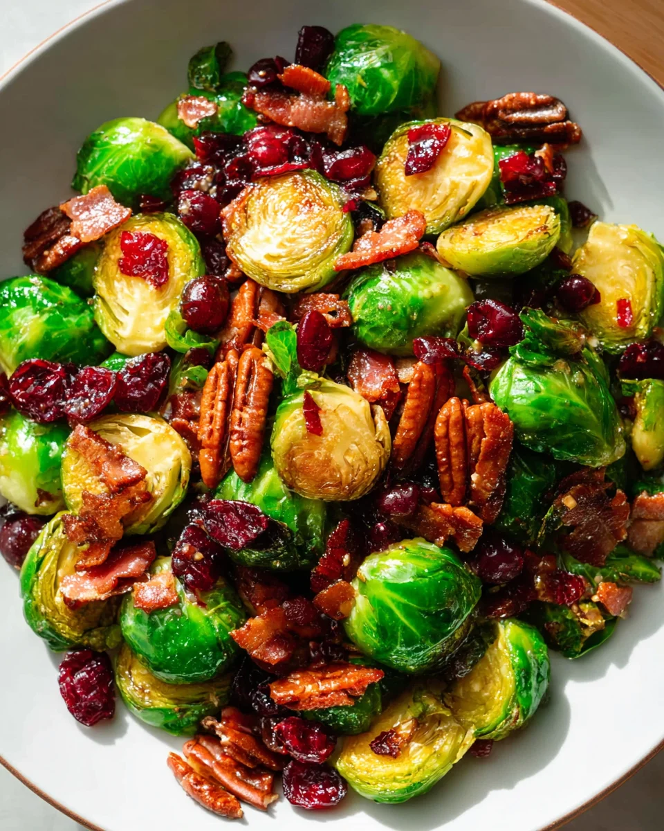 Ultimate Brussels Sprouts with Crispy Beef Bacon Recipe