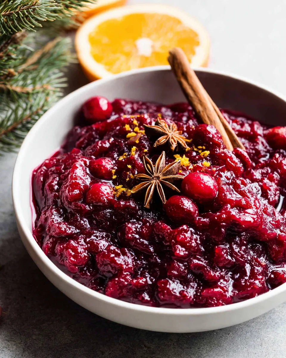 Spiced Cranberry Sauce: Perfect Pairing for Holiday Beef