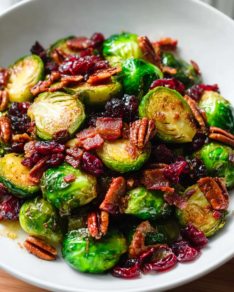 Ultimate Brussels Sprouts with Crispy Beef Bacon Recipe