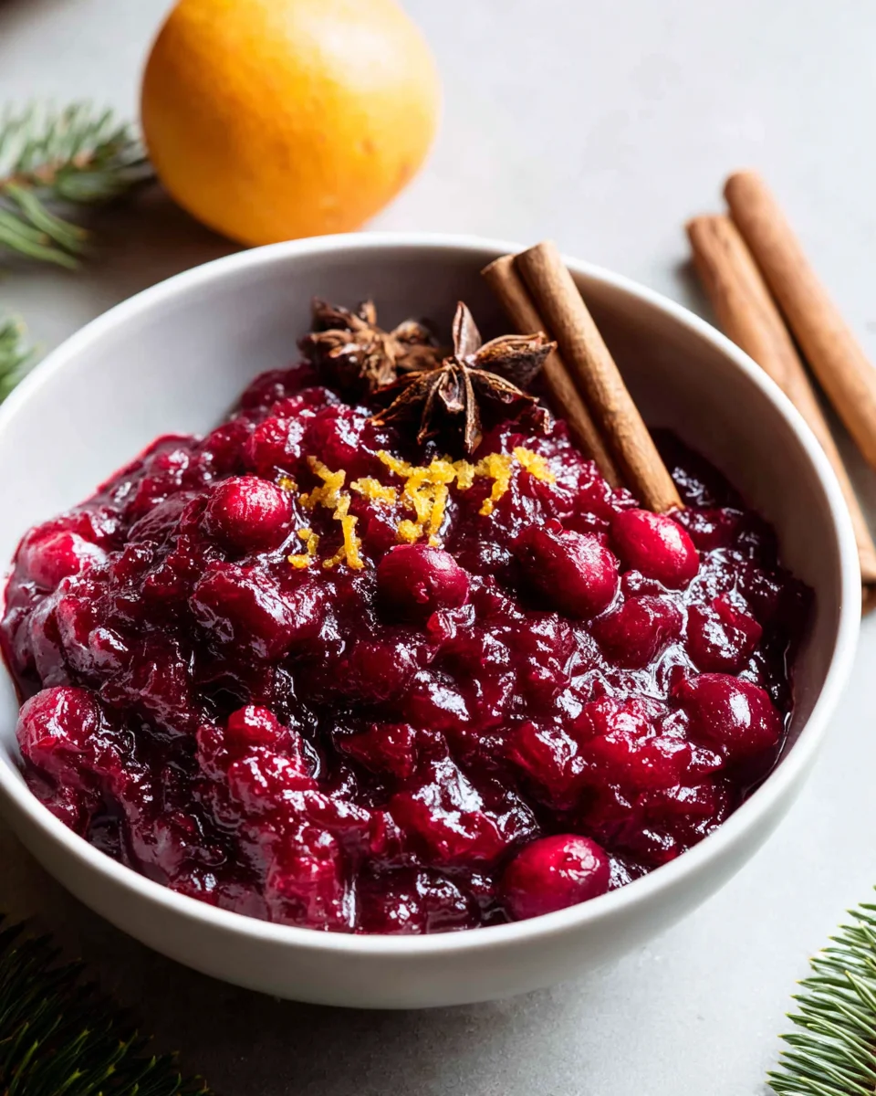 Spiced Cranberry Sauce: Perfect Pairing for Holiday Beef