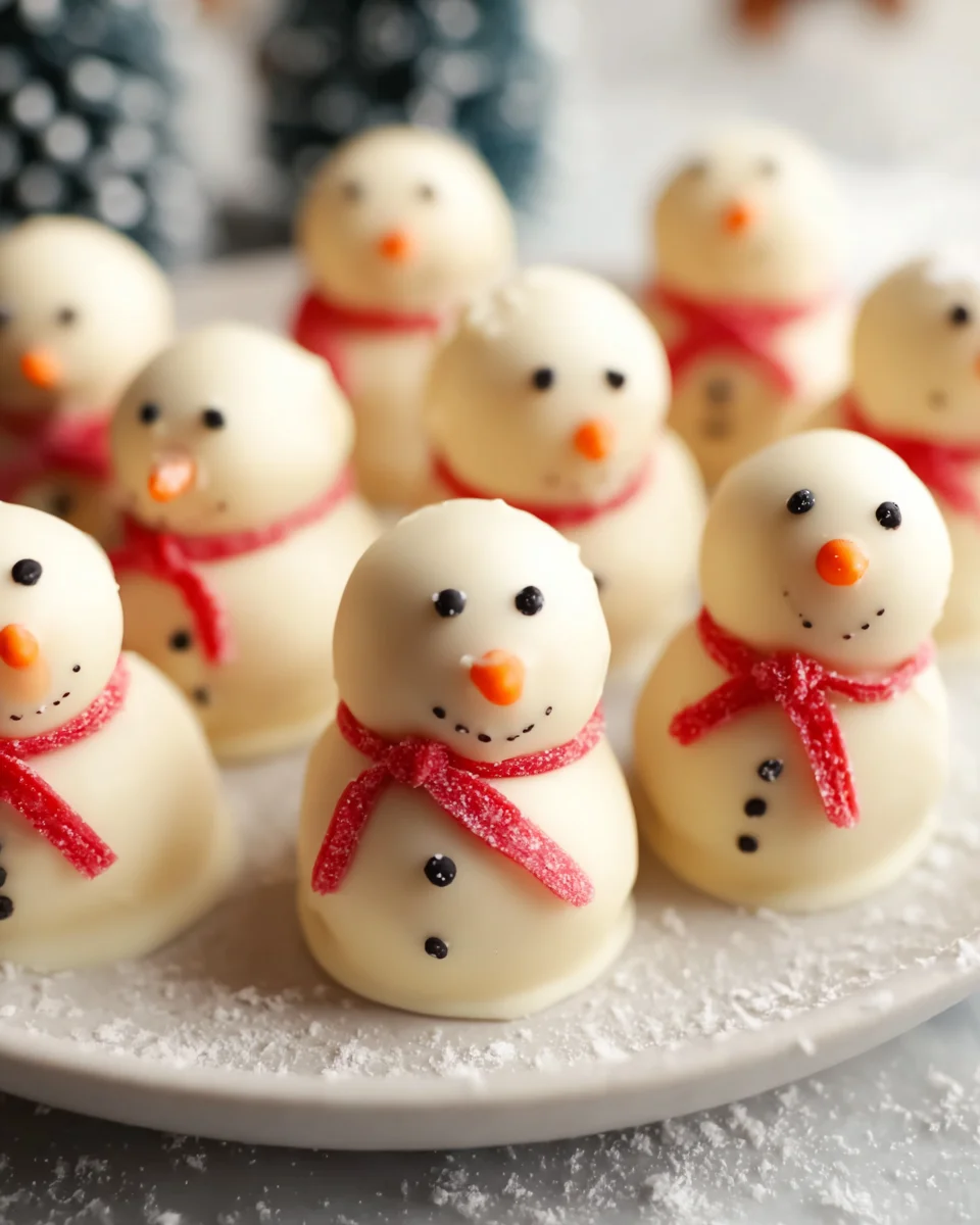 Adorable No Bake Snowman Truffles – Simple Holiday Fun