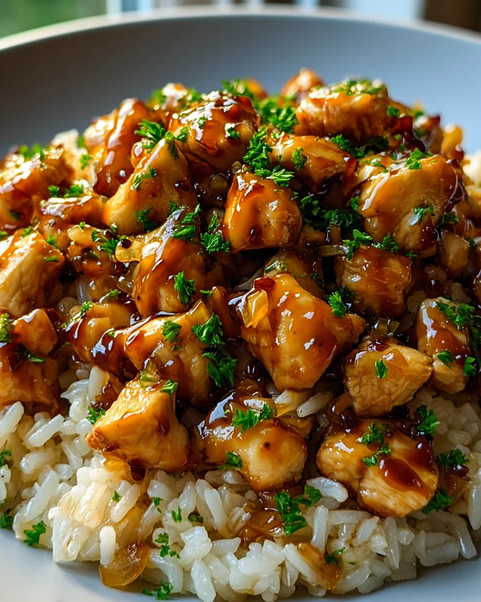 Bold Honey BBQ Chicken Rice: Quick & Easy One-Pan Recipe