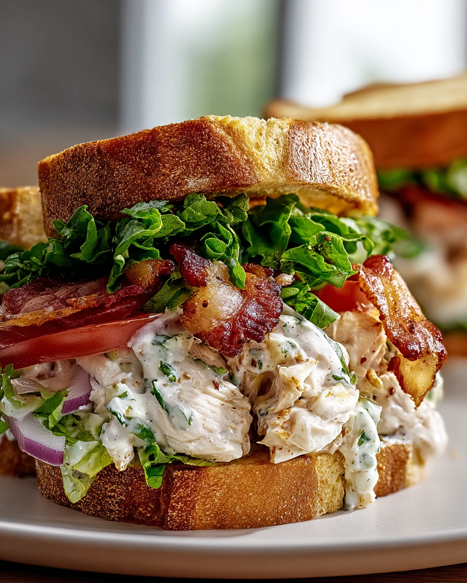 Chopped Chicken Beef Bacon Ranch Sandwich - Flavor Bomb!