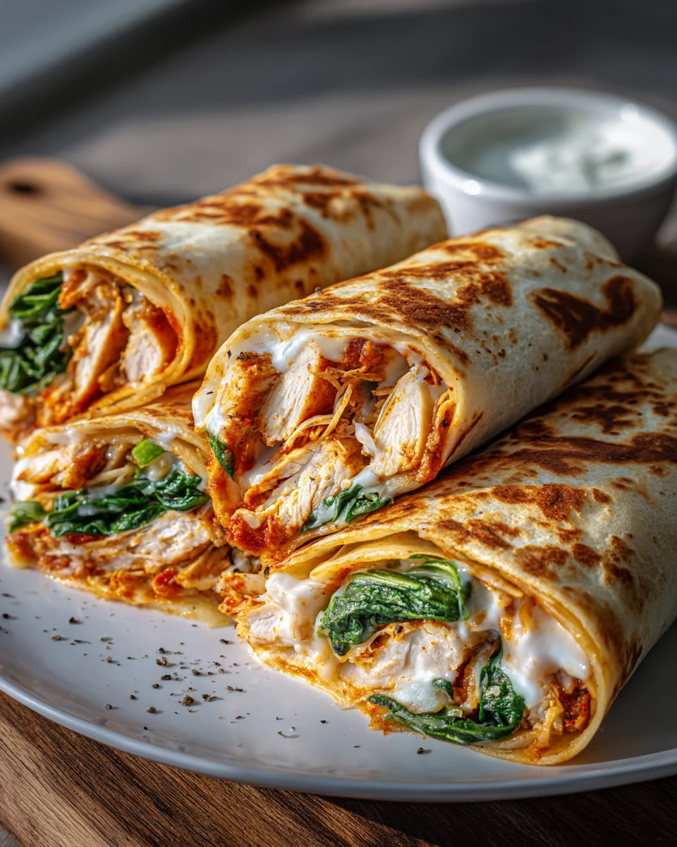 Air Fryer Chicken Mozzarella Wraps: Crispy, Cheesy Perfection
