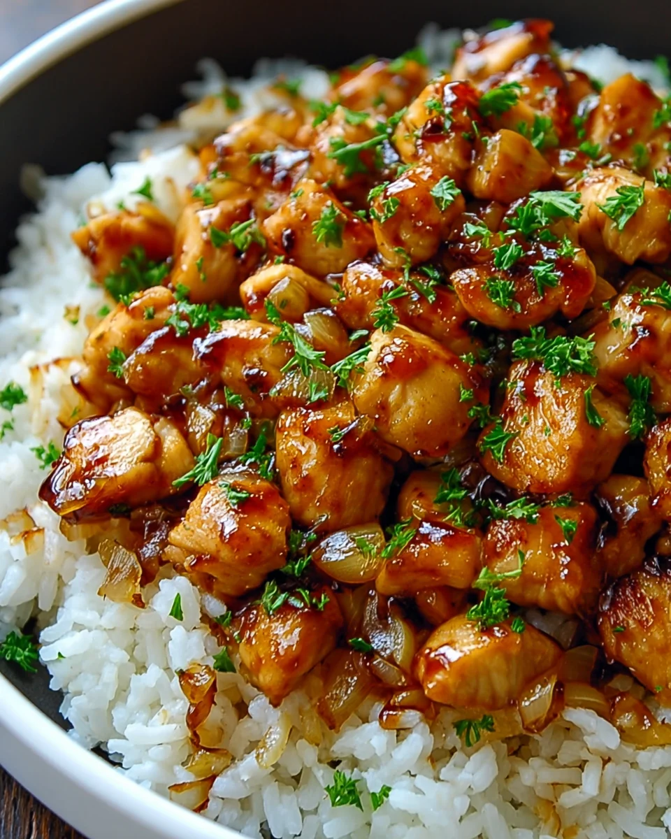 Bold Honey BBQ Chicken Rice: Quick & Easy One-Pan Recipe