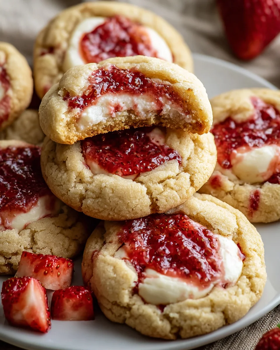 Strawberry Cheesecake Cookies: Sweet, Creamy & Irresistible!