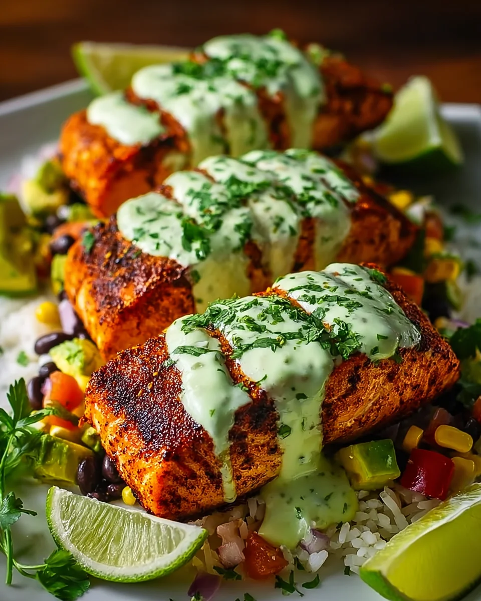 Zesty Cajun Salmon with Avocado & Lime – Easy Dinner!