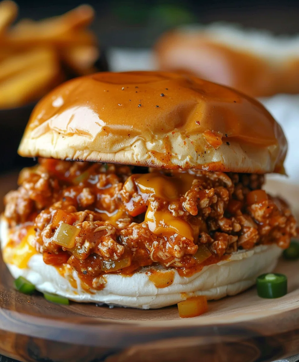 Spicy Cajun Chicken Sloppy Joes - Quick & Flavorful Meal