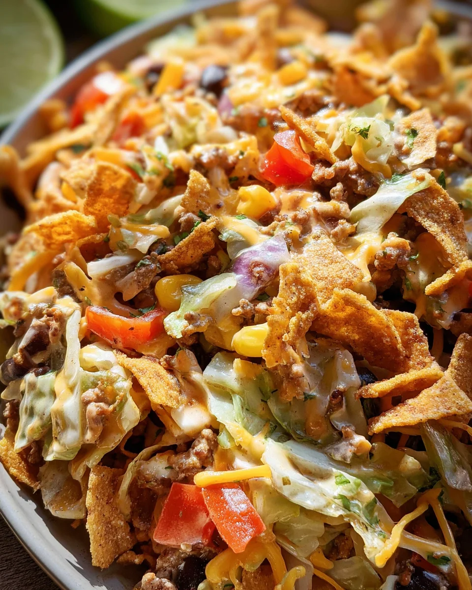 Ultimate Frito Cowboy Cabbage: Satisfying Beefy Delight