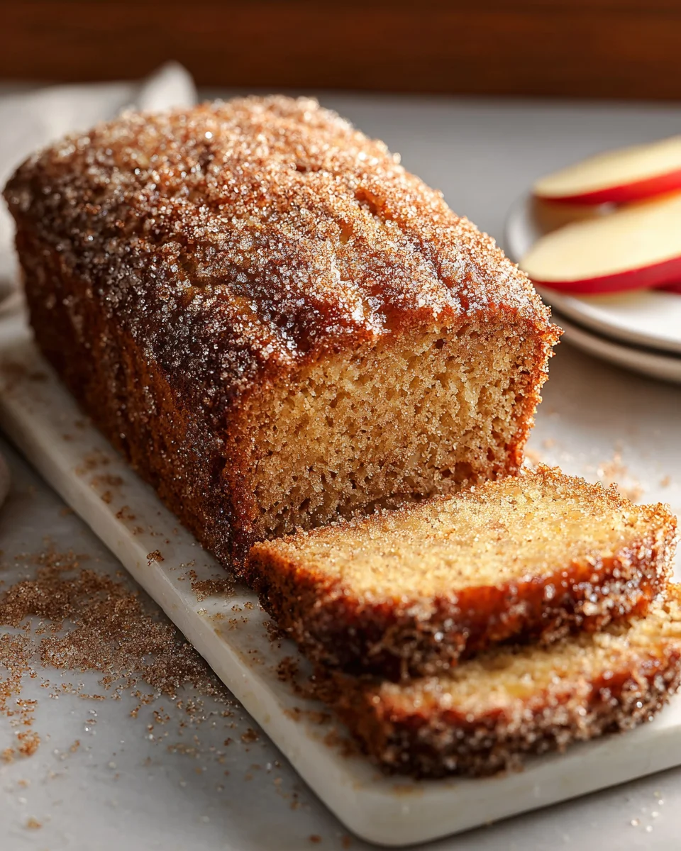 Bake Spiced Apple Cider Donut Loaf: Cinnamon Sugar Delight!