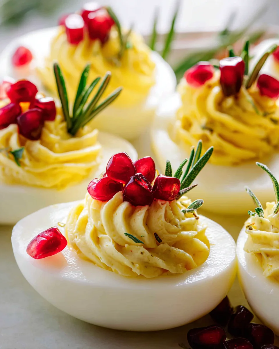 Holiday Deviled Eggs