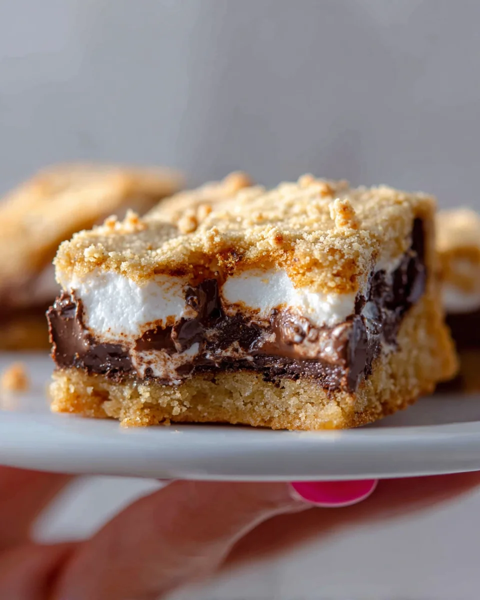 Smores Cookie Bars