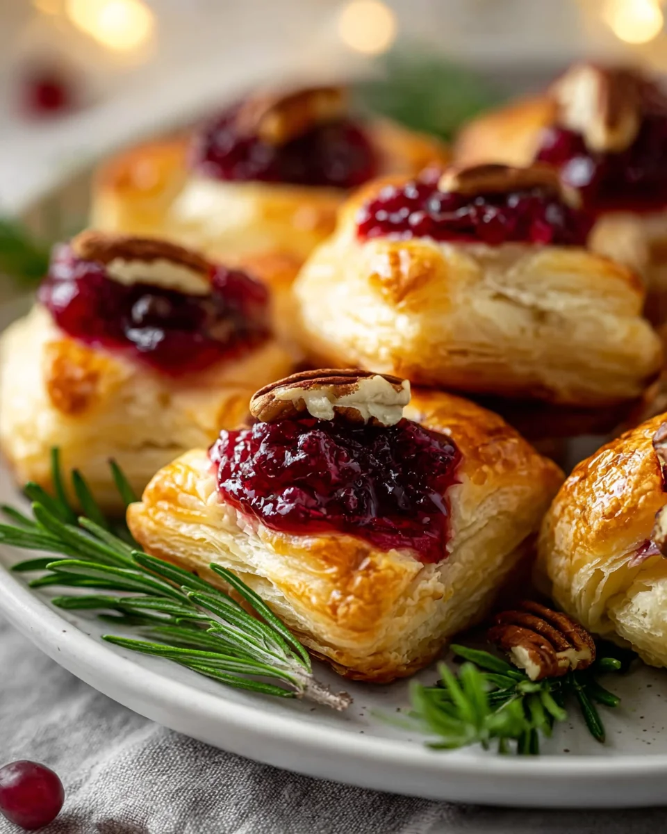 Cranberry Brie Bites: Easy and Elegant Holiday Appetizers