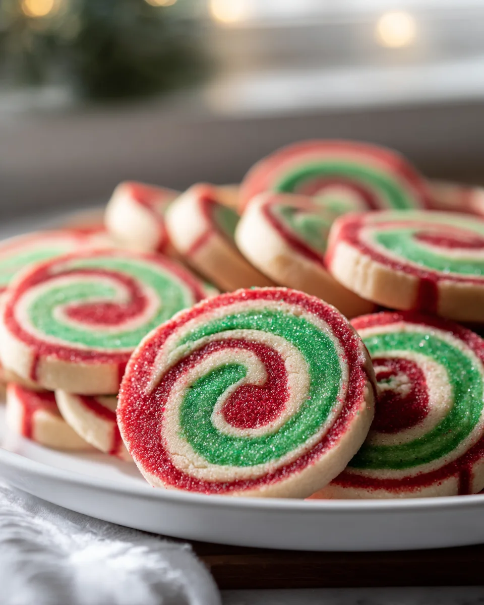 Christmas Pinwheel Cookies