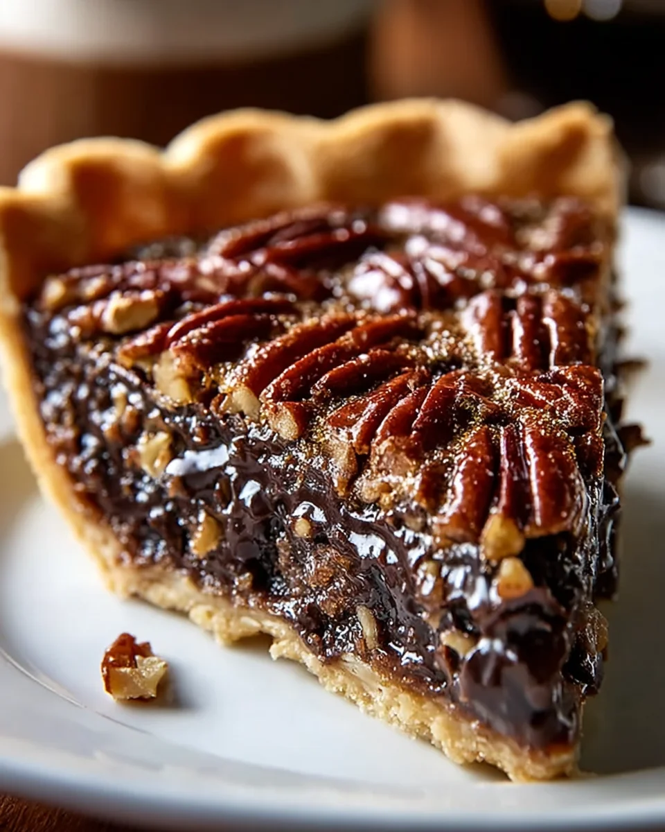 Texas Chocolate Pecan Pie