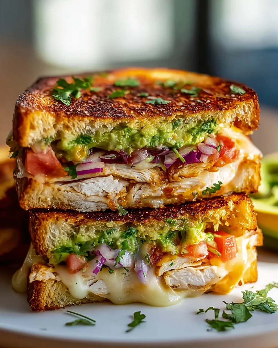 Delicious Chicken Avocado Melt Sandwich Recipe You’ll Love!