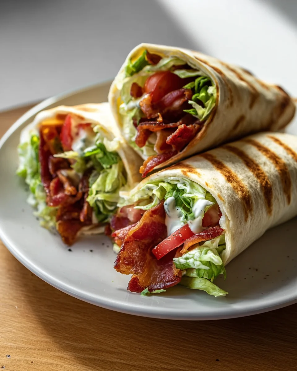 Best Gourmet BLT Wraps with Irresistible Secret Sauce