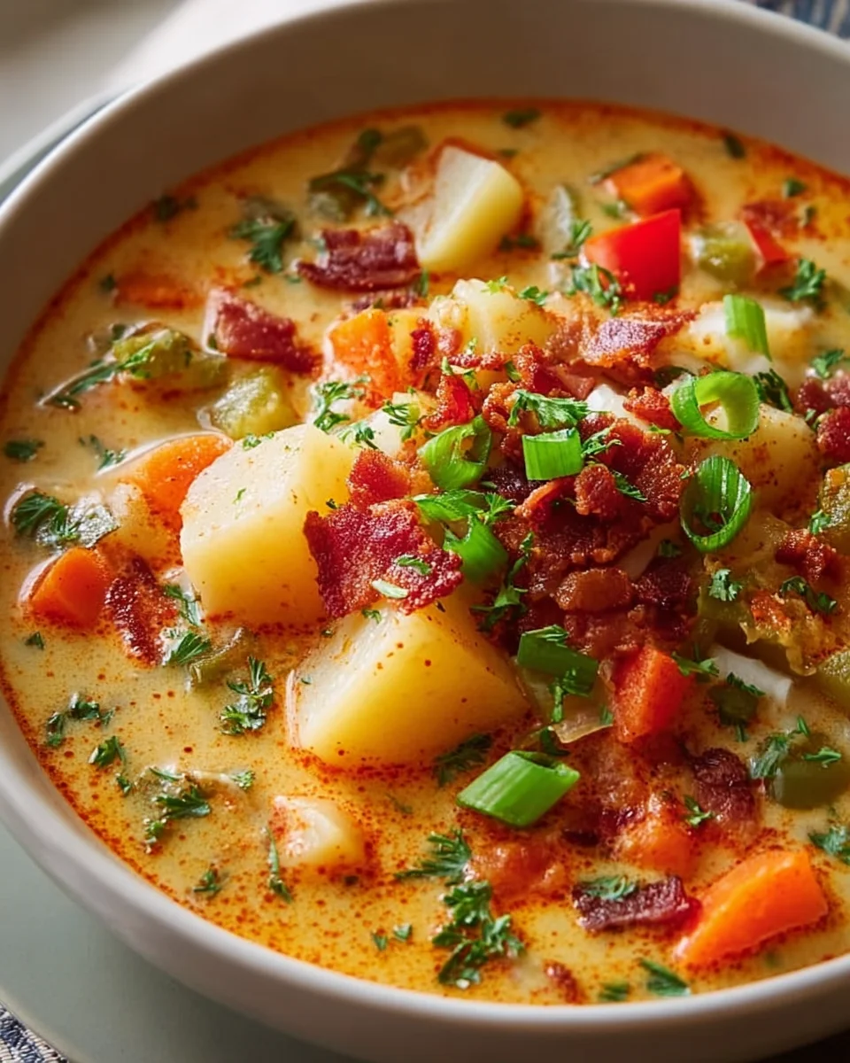 Cajun Potato Soup Recipe: Creamy, Spicy & Satisfying