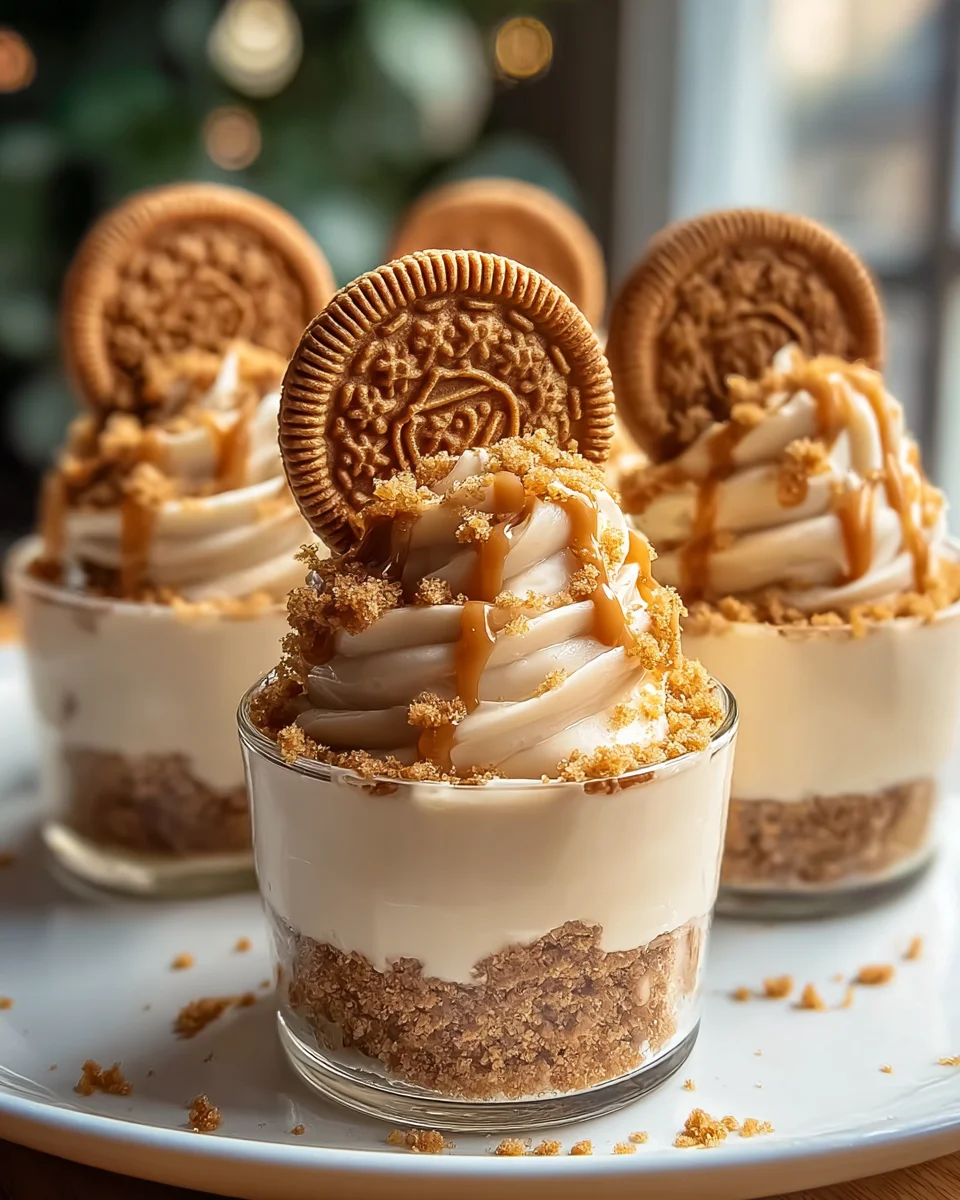 Delicious Cookie Butter Cheesecake Cups Recipe to Indulge!