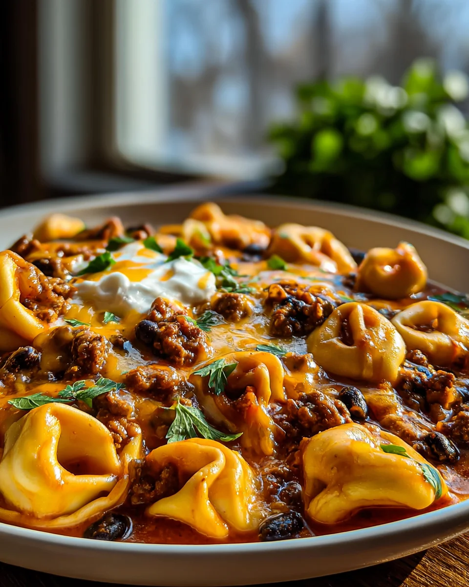 Cheesy Beef Enchiladas Tortellini: Quick & Delicious!