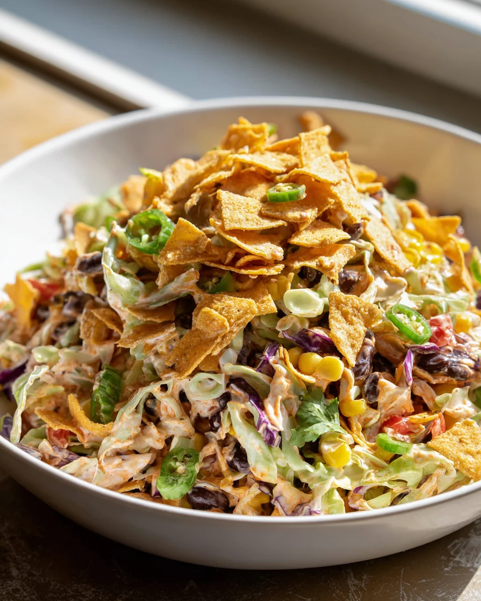 Frito Cowboy Cabbage: Hearty, Crispy Beef-Filled Side Dish