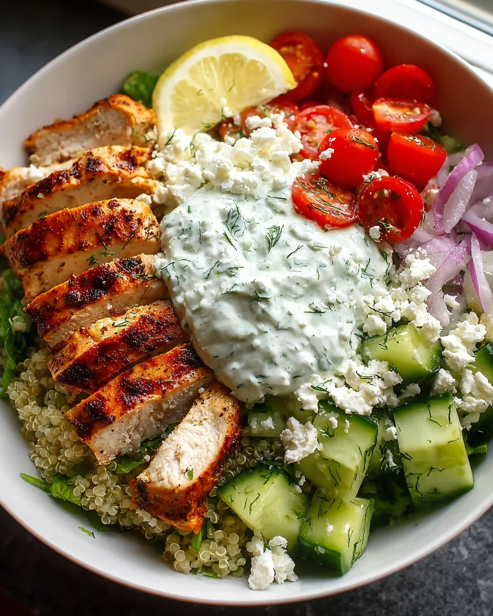 Savory Greek Chicken Bowls: A Healthy, Flavorful Delight!