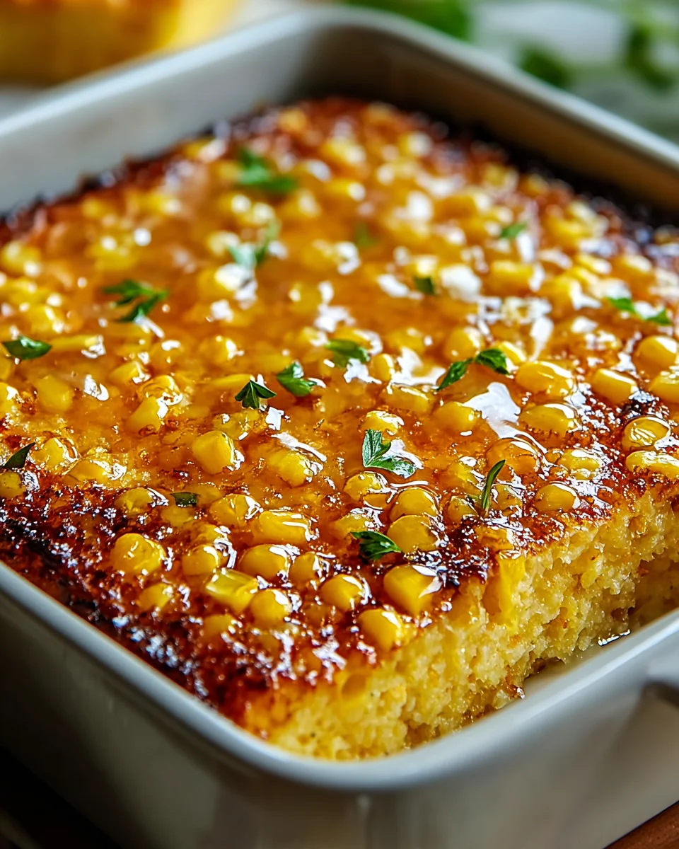 Delicious Honey Glazed Corn Casserole Recipe to Savor!
