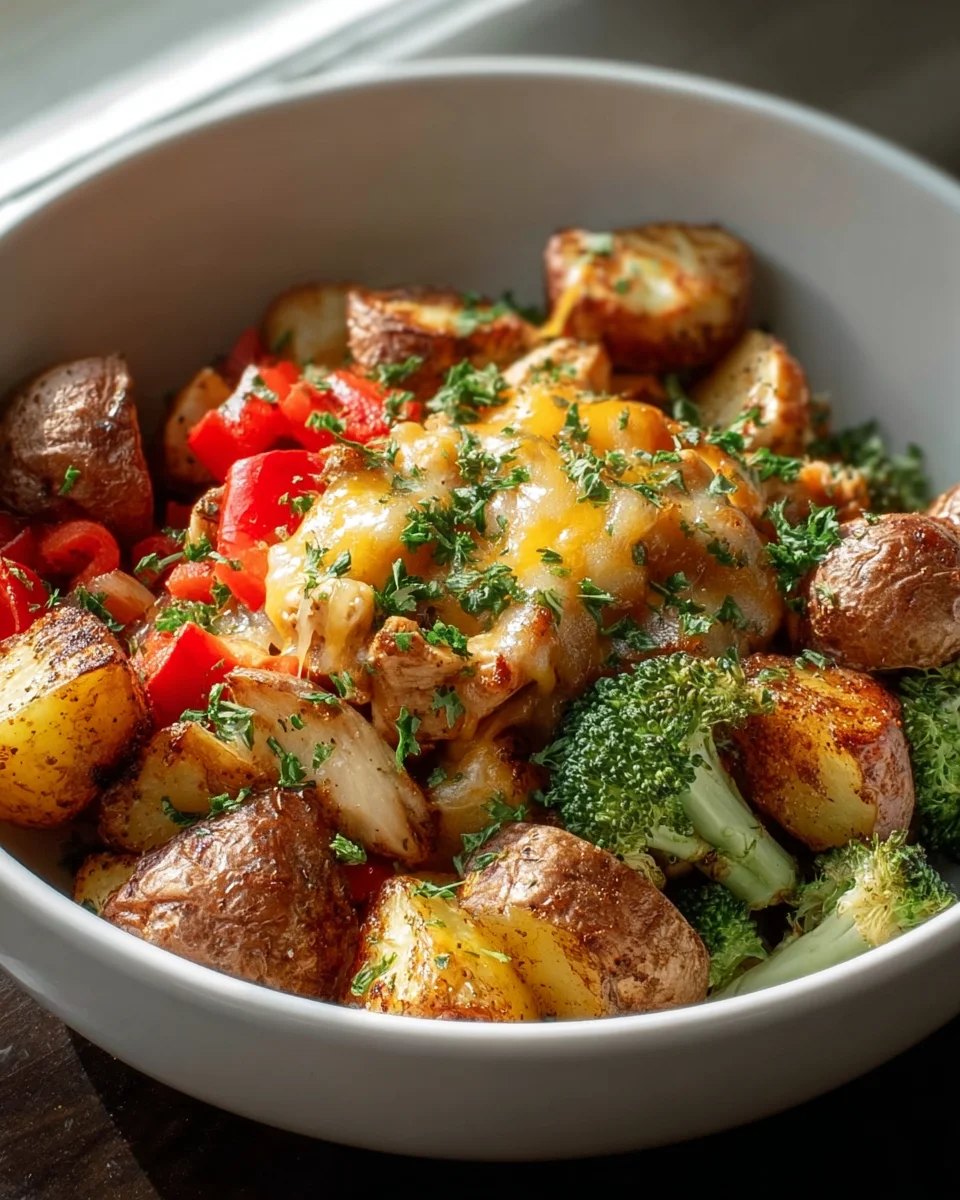 Crispy Potato and Chicken Bowl: A Flavorful Delight!
