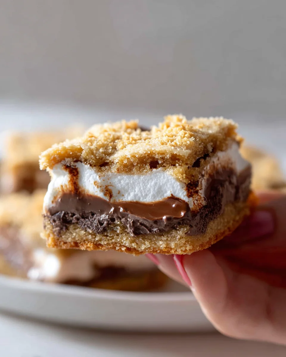 Delicious S'mores Cookie Bars Recipe for Sweet Indulgence!
