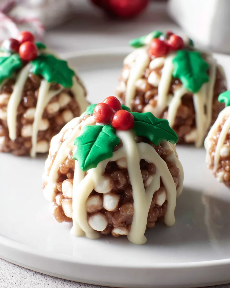 Delicious Rice Krispie Christmas Puddings Recipe for Festive Fun!
