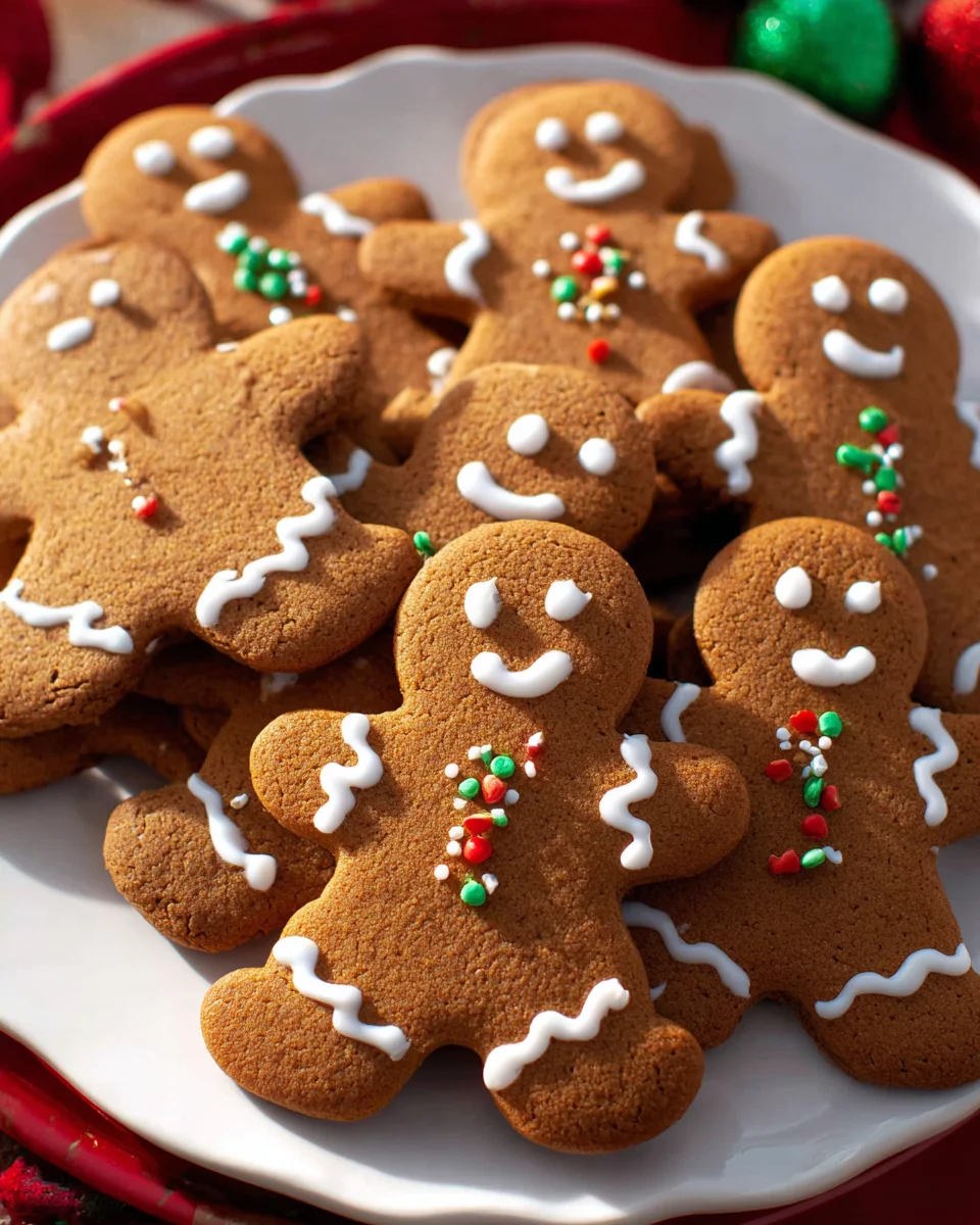 Soft Chewy Gingerbread Men Cookies - Festive Treats to Enjoy!