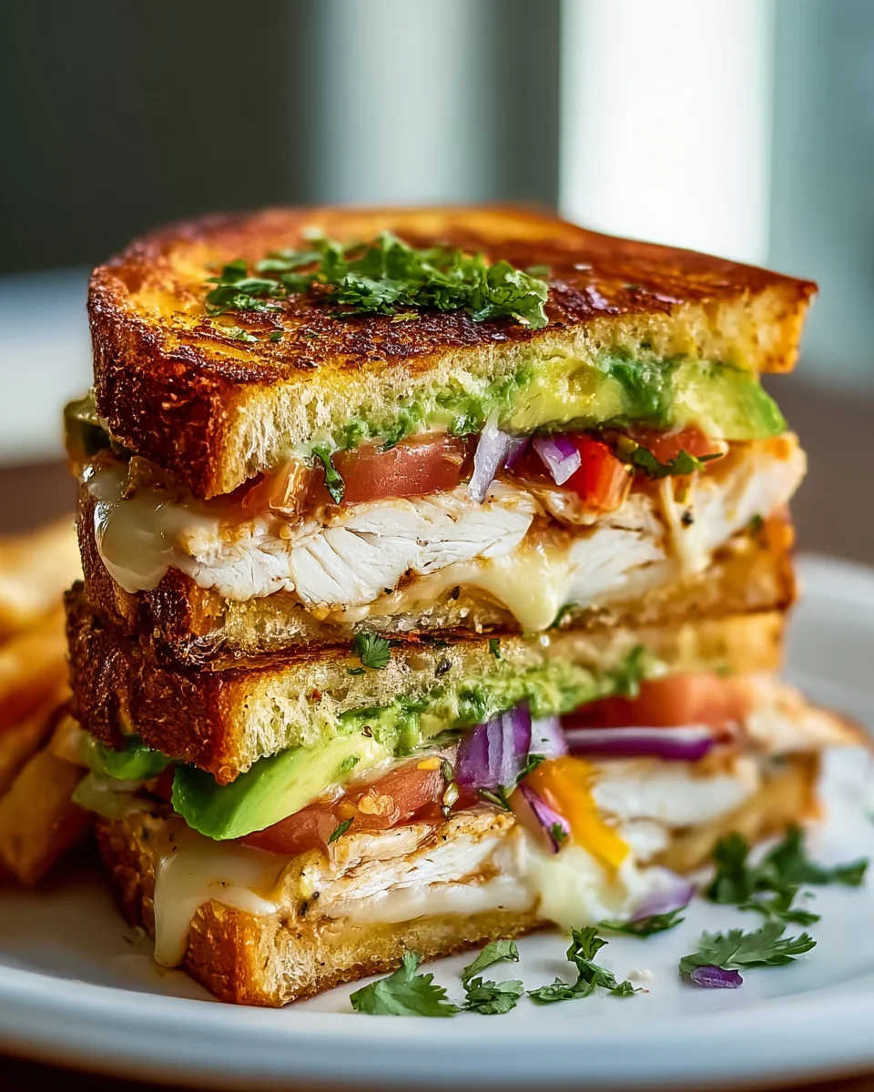 Delicious Chicken Avocado Melt Sandwich Recipe You’ll Love!