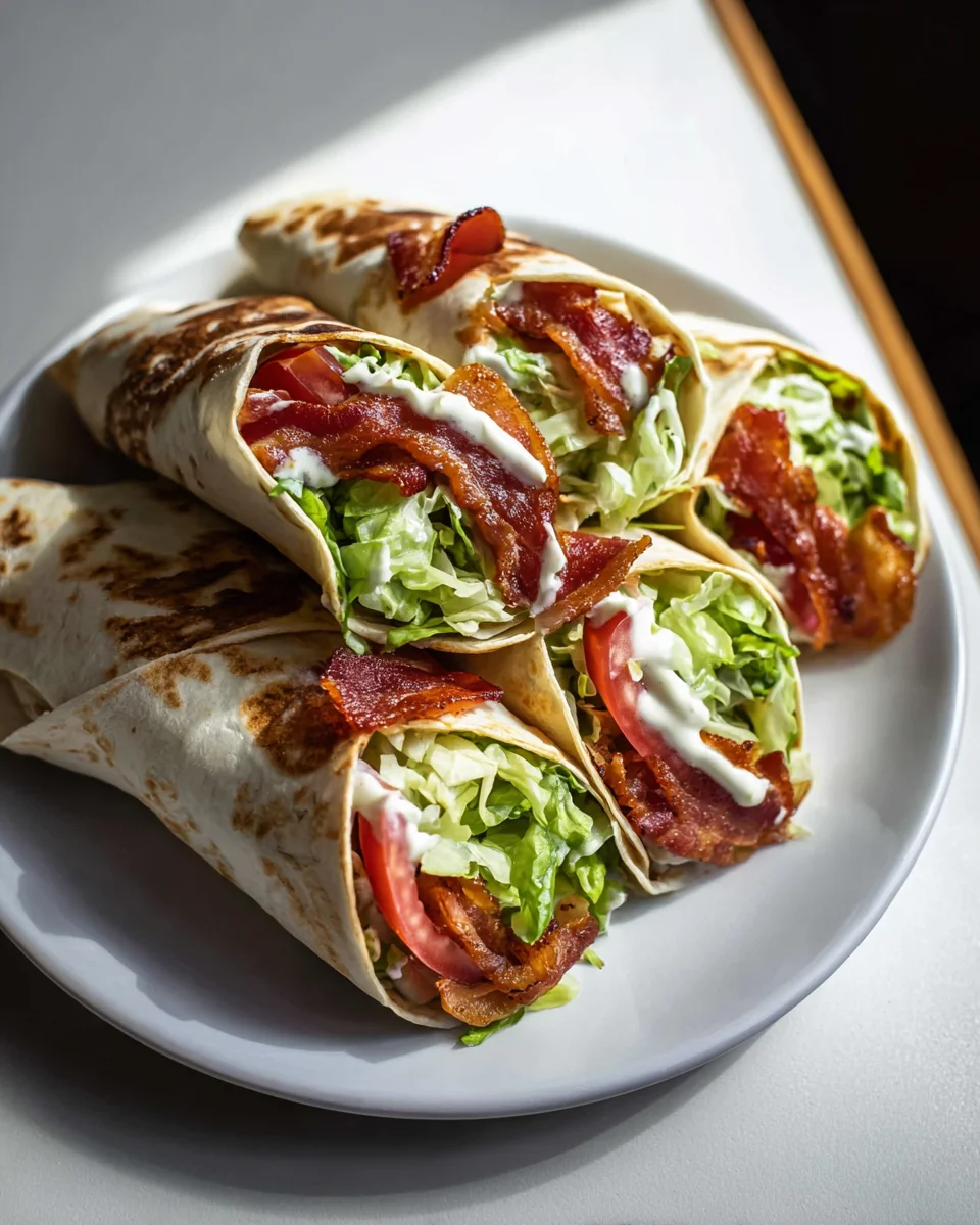 Best Gourmet BLT Wraps with Irresistible Secret Sauce
