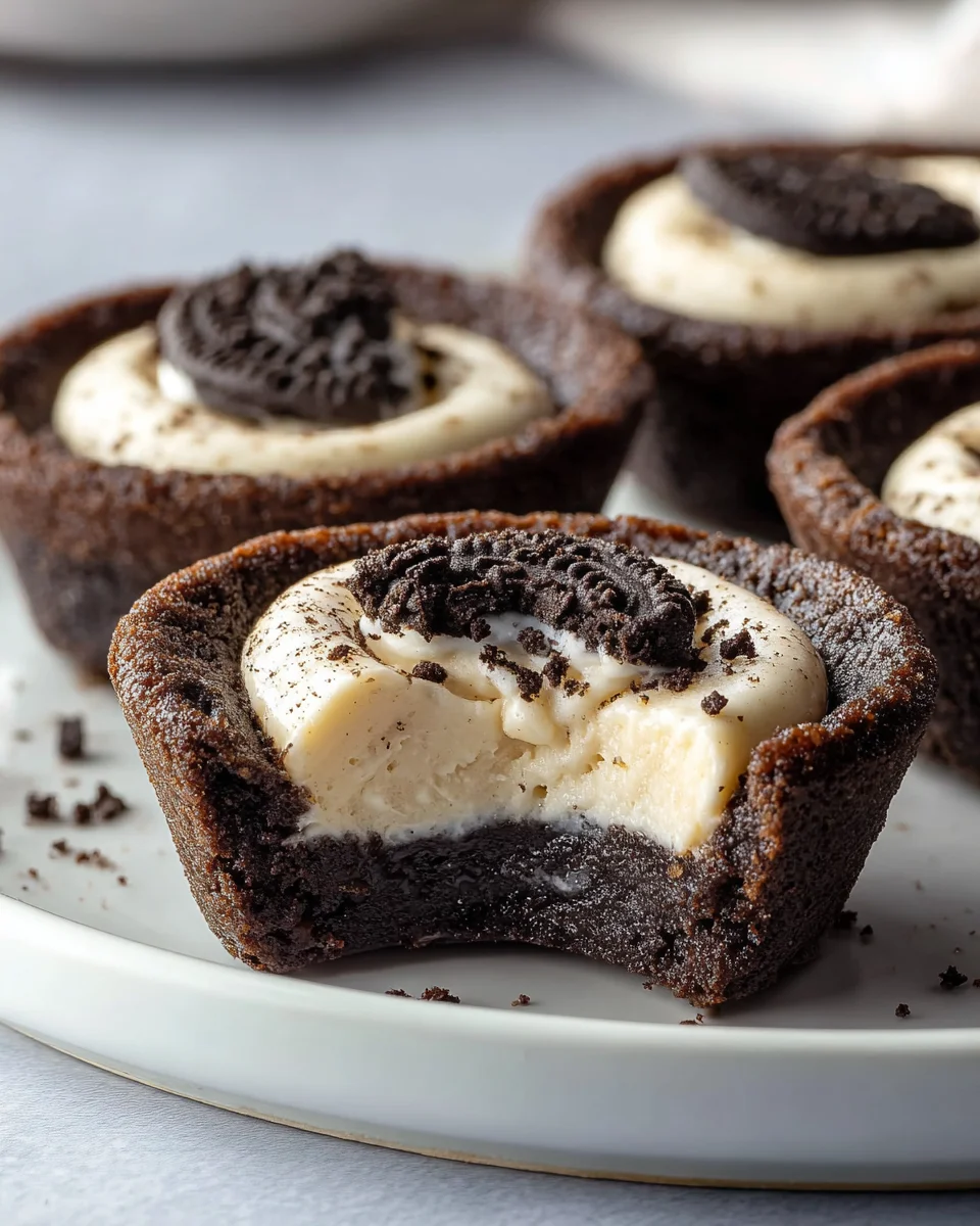 Oreo Cheesecake Cookie Cups: Irresistible Dessert Delight!