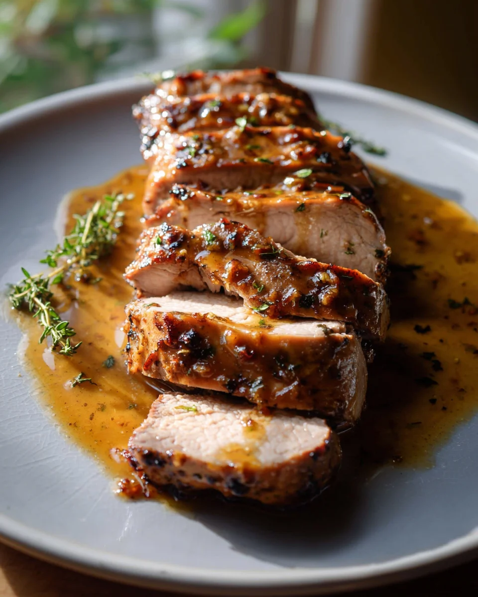 Irresistible Maple Dijon Glazed Beef Tenderloin Recipe