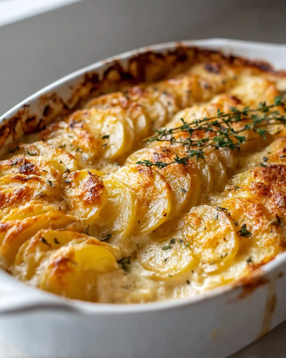 Easy Creamy Scalloped Potatoes - The Ultimate Side Dish!