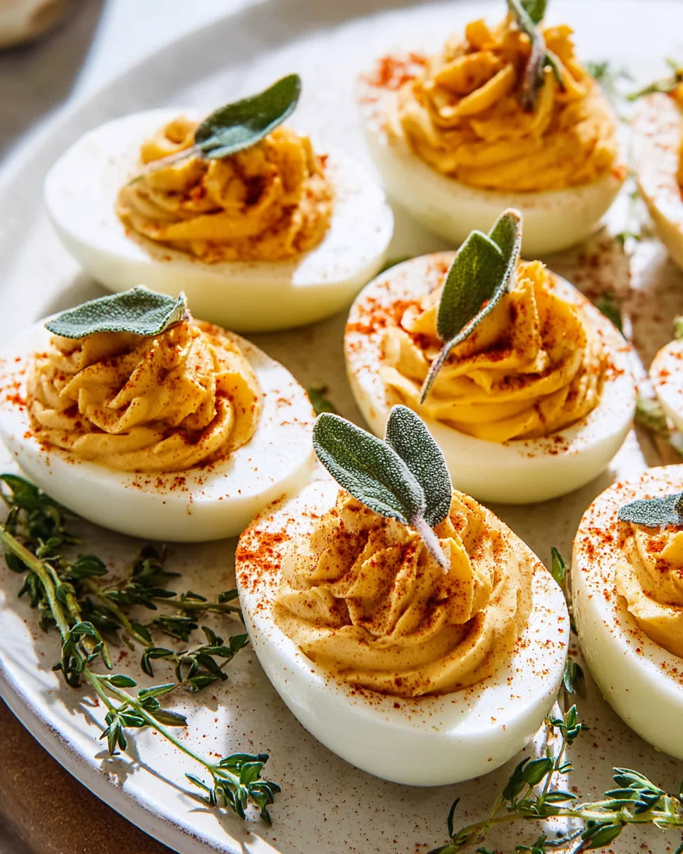 Thanksgiving Deviled Eggs: A Festive Holiday Appetizer!