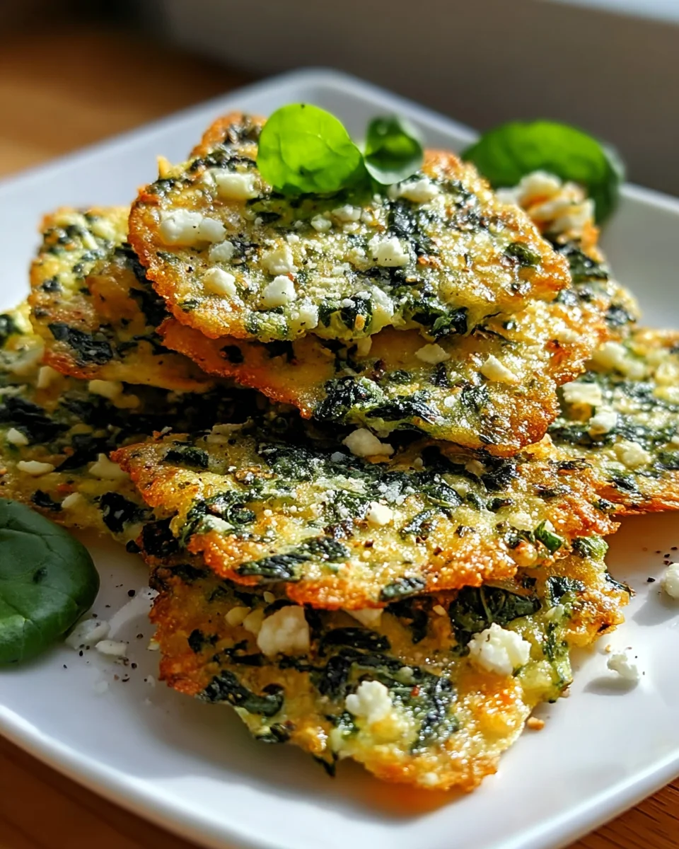Spinach And Feta Crisps