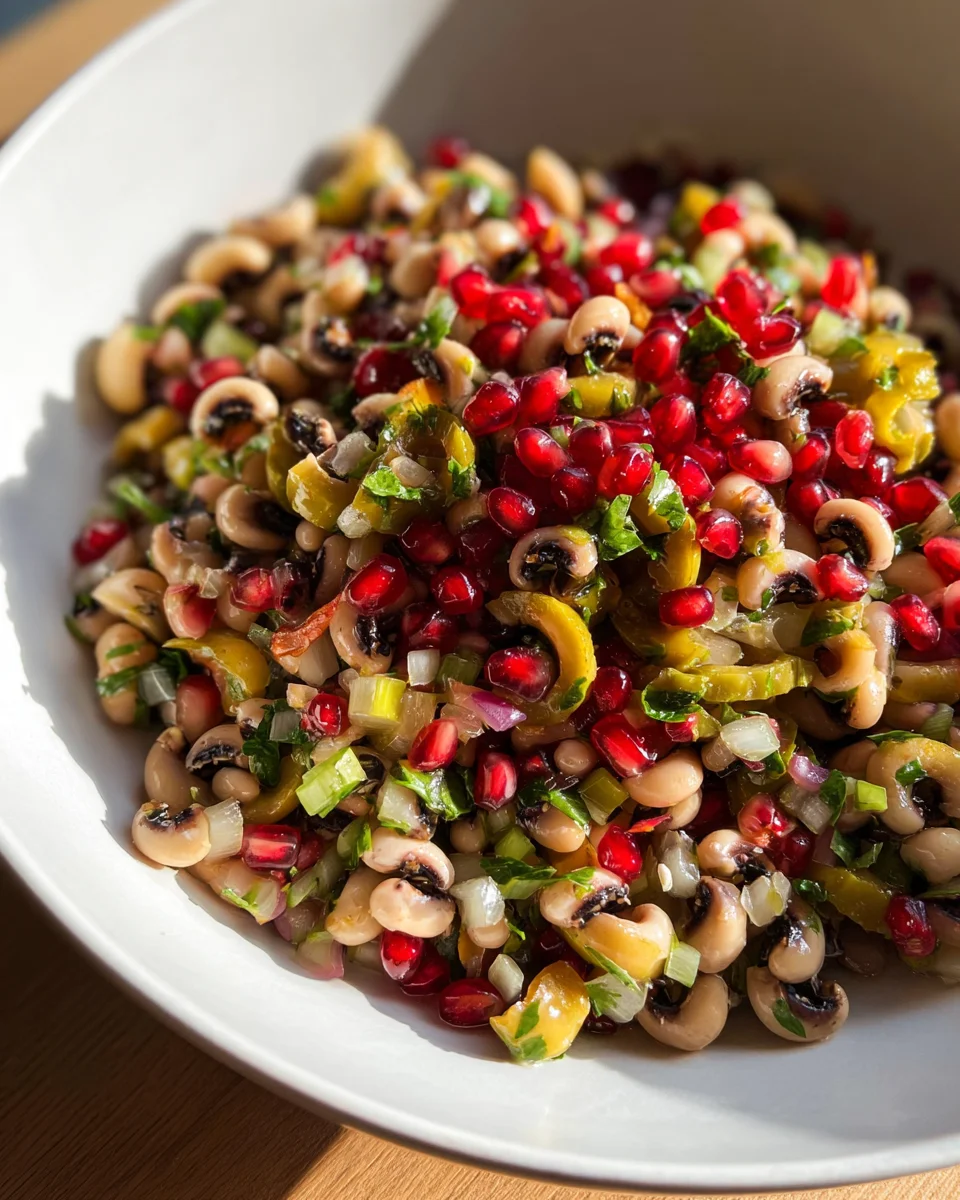 Delicious Olive Salad with Black Eyed Peas Recipe to Try!