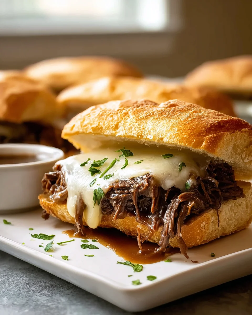Easy Crockpot French Dip Sandwiches: Delicious Beef Recipe